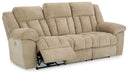 Tip-off - Power Reclining Sofa With Adj Headrest - Simple Home Plus