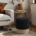 Veranda - Ottoman / Stool With Natural Base - Simple Home Plus