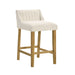 Fauna - Modern Transitional Wood Counter Height Kitchen Bar Stool - Simple Home Plus