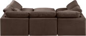 Indulge - Velvet 6 Piece Modular Sectional - Simple Home Plus