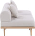 Laguna - 2 Piece Resilient Water Resistant Fabric 71" Outdoor Patio Armless Modular Loveseat - Simple Home Plus