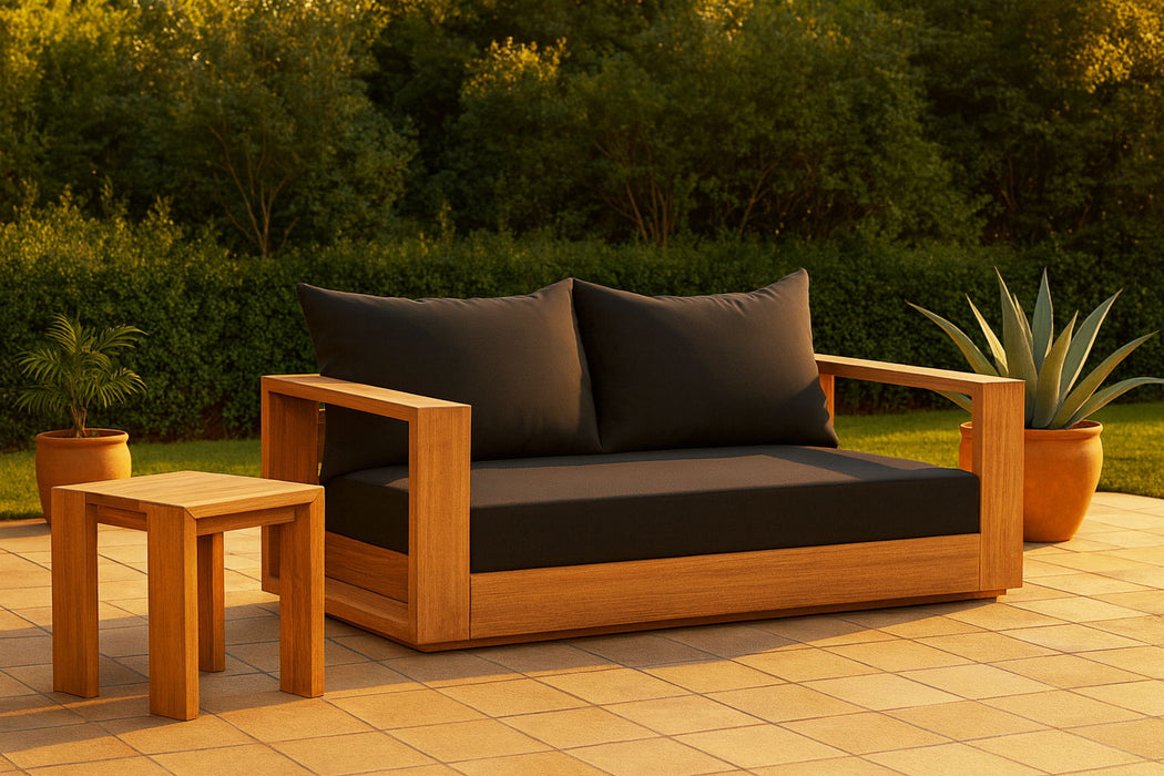 Tulum - Water Resistant Outdoor Loveseat - Simple Home Plus