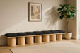 Pavilion - 7 Piece Modular Bench With Natural Base - Simple Home Plus