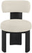 Atelier - Vegan Leather Upholstered Dining Chair (Set of 2) - Taupe / Painted Black - Simple Home Plus