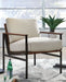 Tilden - Ivory / Brown - Accent Chair - Simple Home Plus