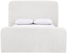 Fira - Chenille Fabric Upholstered Bed - Simple Home Plus