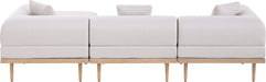 Laguna - 4 Piece 106.5" Upholstered Outdoor Patio Modular Sectional - Simple Home Plus