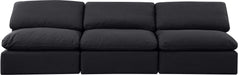 Indulge - Linen 3 Seat Modular Armless Sofa - Simple Home Plus