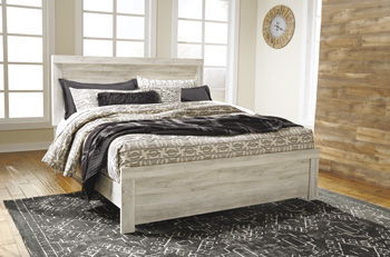 Bellaby - King Panel Rails - Whitewash - Simple Home Plus