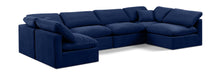 Indulge - Velvet 6 Piece Modular U-Shaped Sectional - Simple Home Plus