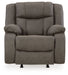 First Base - Gunmetal - Rocker Recliner - Simple Home Plus