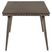 Onslow - Rectangular Wood Dining Table - Dark Brown - Simple Home Plus