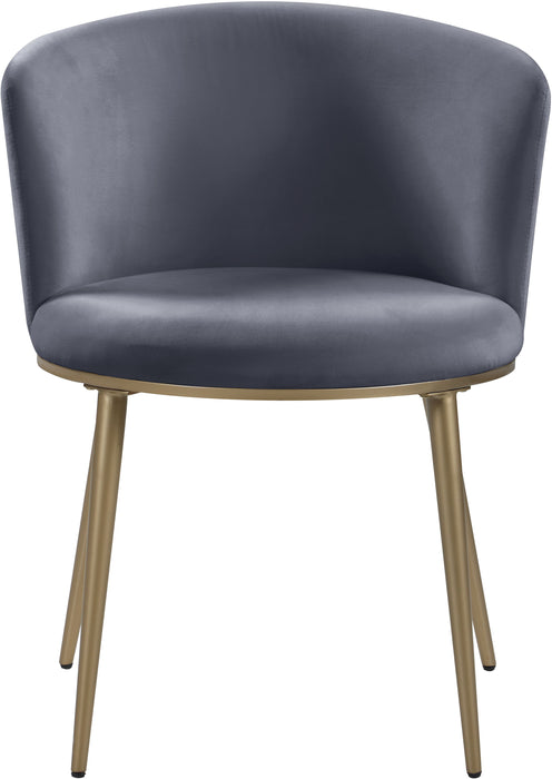 Skylar - Dining Chair with Gold Legs (Set of 2) - Simple Home Plus