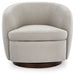 Annbury - Swivel Accent Chair - Light Beige - Simple Home Plus