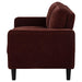 Ruth - Upholstered Track Arm Loveseat - Simple Home Plus
