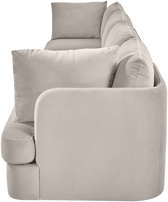 Hammond - Velvet Performance Fabric Upholstered 4 Piece Sofa - Simple Home Plus