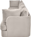 Hammond - Velvet Performance Fabric Upholstered 4 Piece Sofa - Simple Home Plus