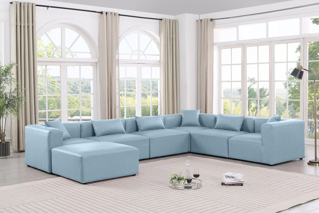 Cube - 7 Piece Modular Sectional - Simple Home Plus