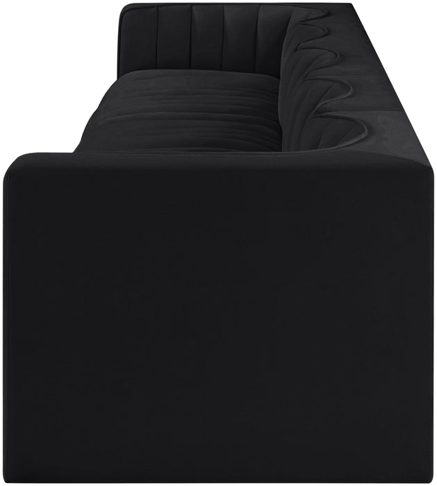 Rummi - Velvet Performance Fabric Upholstered 5 Piece Modular Sofa - Simple Home Plus
