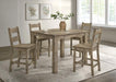 Cardova - 5 Piece Counter Height Dining Table Set - Vineyard Oak - Simple Home Plus