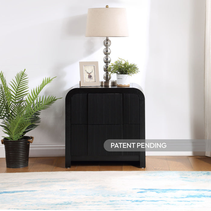Fluted - Night Stand - Simple Home Plus
