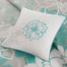 Lola - Twin Comforter Set - Aqua - Simple Home Plus