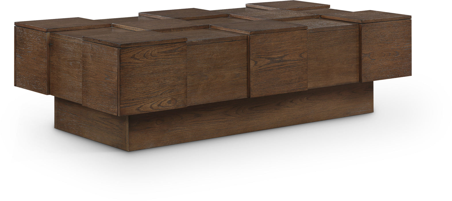 Anzio - Oak Veneer Coffee Table - Simple Home Plus