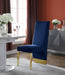 Porsha - Dining Chair with Gold Legs (Set of 2) - Simple Home Plus