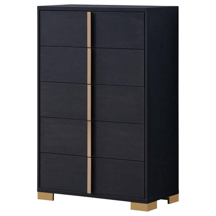 Marceline - 5-Drawer Bedroom Chest - Simple Home Plus