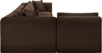 Shaggy - 5 Piece Modular Sectional - Simple Home Plus