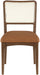 Atrium - Upholstered Seat Dining Chair With Brushed Brown Base (Set of 2) - Simple Home Plus