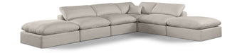 Comfy - 6 Piece Linen Modular Sectional - Simple Home Plus