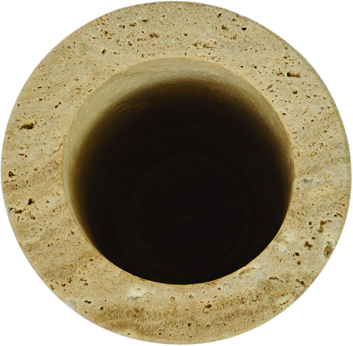 Lochlan - Travertine Vase - Simple Home Plus