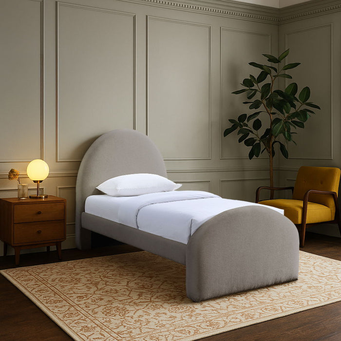 Andaz - Chenille Fabric Upholstered Bed - Simple Home Plus