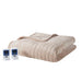 Microplush - King Heated Blanket With Wifi Technology - Taupe - Simple Home Plus