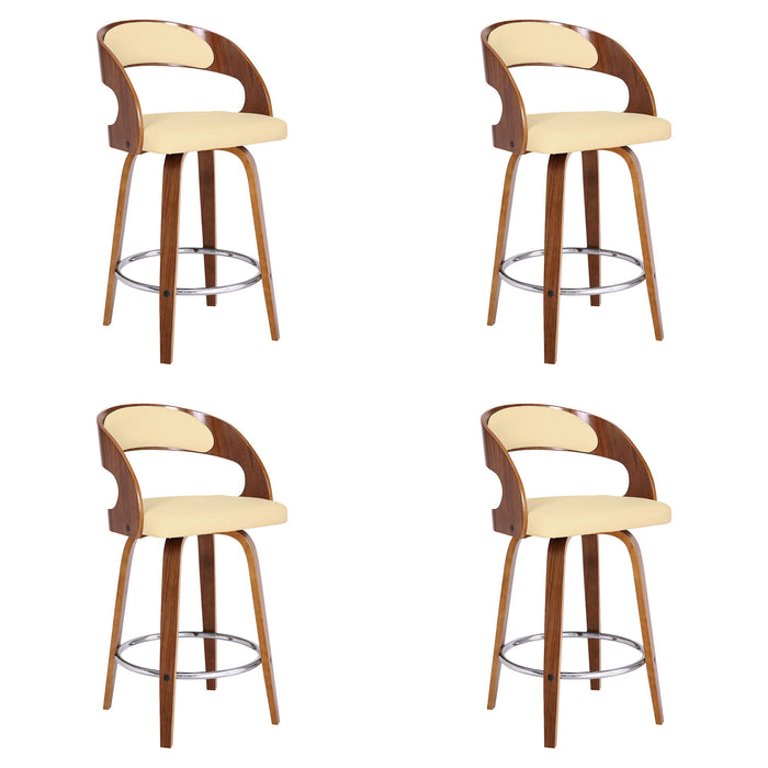 Shelly - 26" Counter Height Swivel Bar Stool - Simple Home Plus
