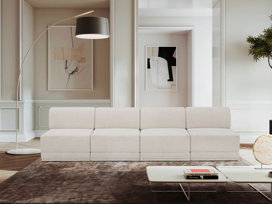 Ollie - 4 Seat Armless Modular Sofa - Simple Home Plus