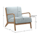 Novak - Lounge Chair - Light Blue - Simple Home Plus