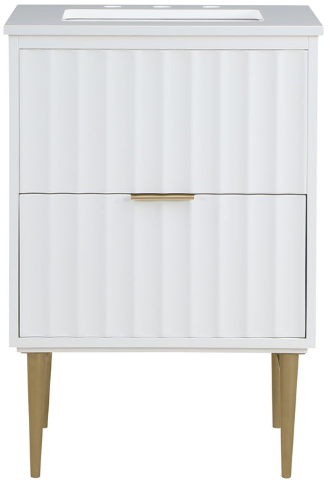 Modernist - Bathroom Vanity With Gold Legs - Simple Home Plus