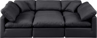 Indulge - Faux Leather 6 Piece Modular Sectional - Simple Home Plus