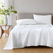 Cotton 144TC - Twin Long Solid Sheet Set - White - Simple Home Plus