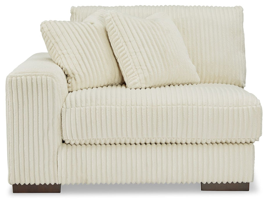 Lindyn - LAF Corner Chair - Ivory - Simple Home Plus