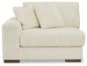 Lindyn - LAF Corner Chair - Ivory - Simple Home Plus
