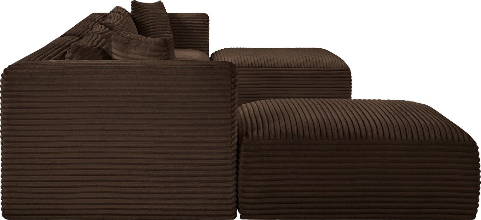Shaggy - 7 Piece Modular Sectional With 2 Ottomans - Simple Home Plus