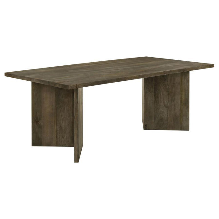 Tyler - Solid Wood Dining Table - Mango Brown - Simple Home Plus