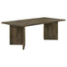 Tyler - Solid Wood Dining Table - Mango Brown - Simple Home Plus