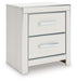Zuraleus - Two Drawer Night Stand - Simple Home Plus
