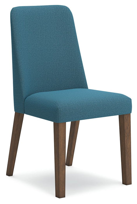 Lyncott - Blue / Brown - Dining Uph Side Chair (Set of 2) - Simple Home Plus