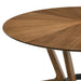 Santana - Round Wood Dining Table - Simple Home Plus