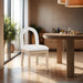 Conrad - Velvet Dining Chair With Natural Legs - Simple Home Plus